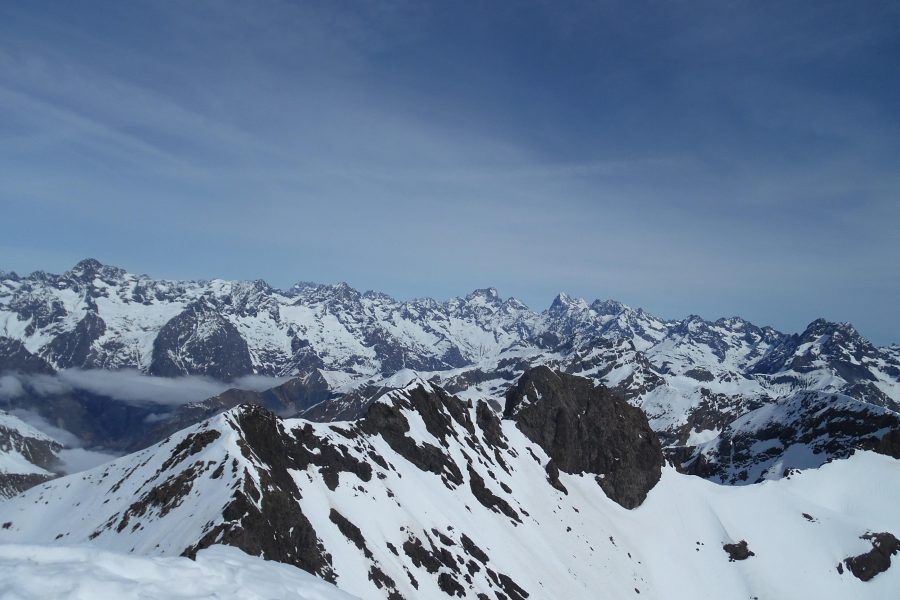 Ski de rando au Vieux Chaillol 3163m