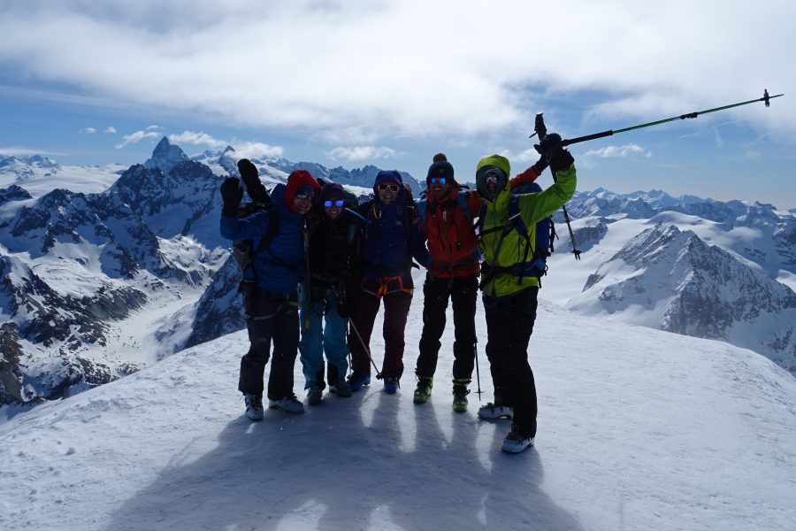 Traversée Chamonix-Zermatt en ski de randonnée avril 2017