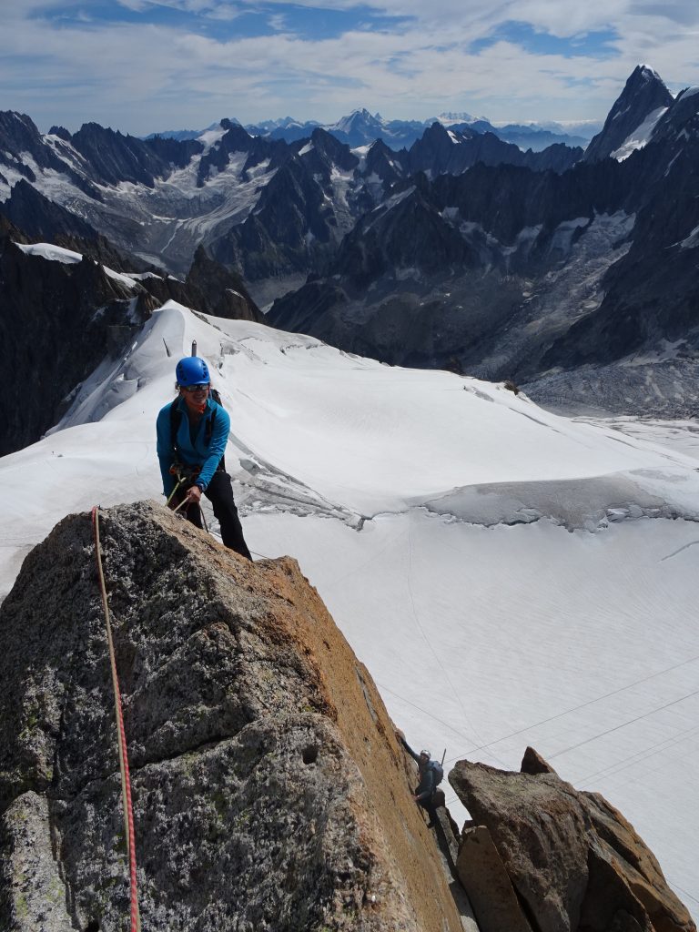 Aiguille du Midi Voie Rébuffat Baquet Pays d'Aixcalade Aiguille du Midi Voie Rébuffat Baquet Pays d'Aixcalade