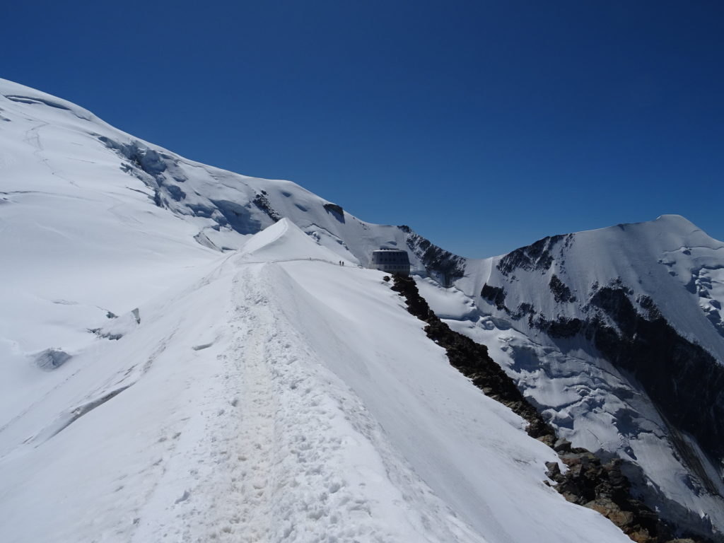 Accès au refuge du Goûter