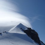 Trace d'accès au sommet du Mont Blanc